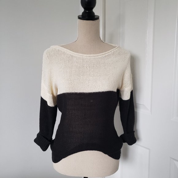 Suzy Shier Colorblock Sweater - Picture 1 of 7